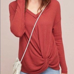Akemi + Kin Anthropologie Knotted Top